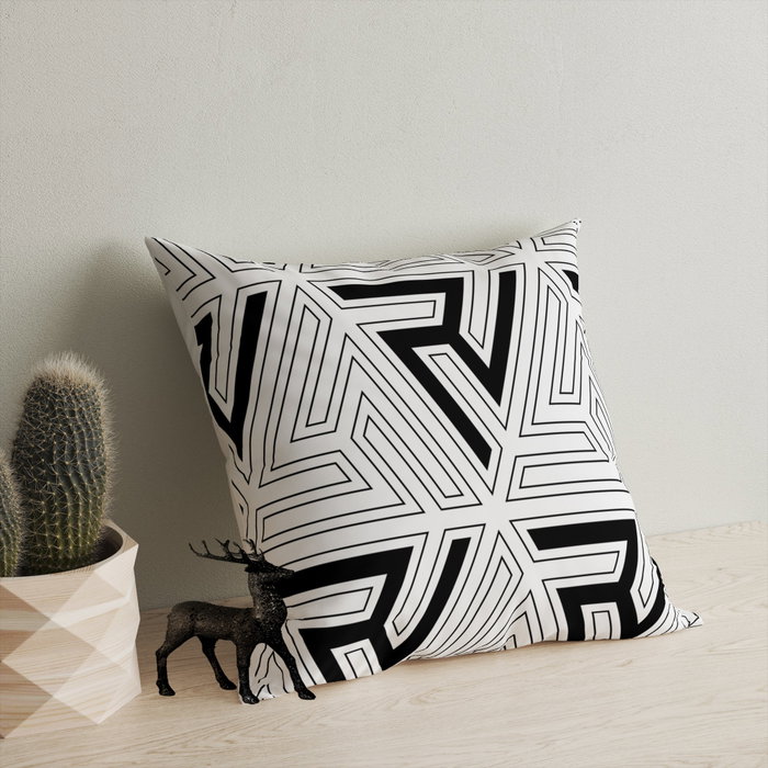 Aberto Design Cojín Multicolor 43 x 43 cm